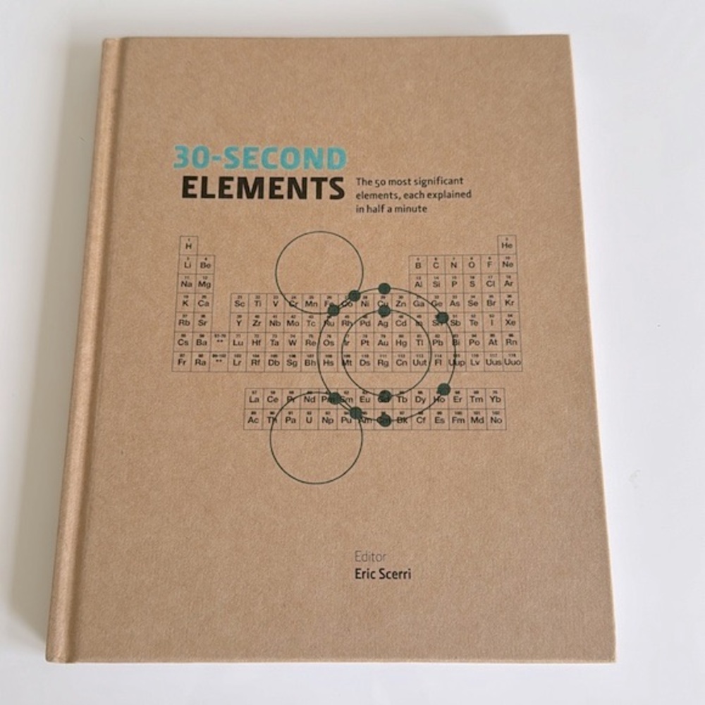 "30 Second Elements" hard cover reference book
